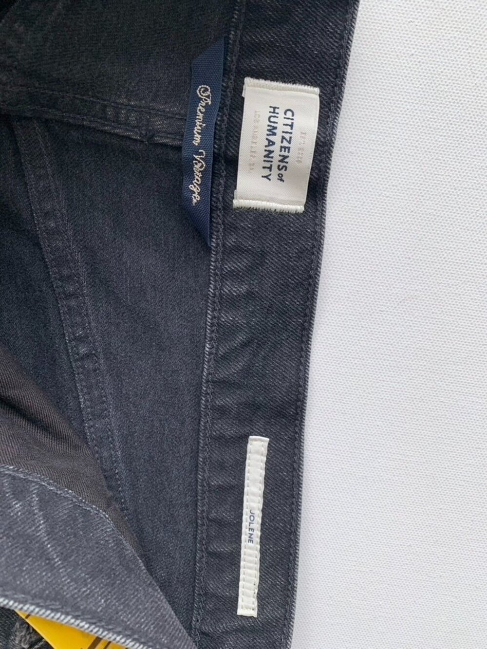Citizens of Humanity Jolene Jeans 29 Washed Black High Rise Straight Leg - Picture 6 of 9
